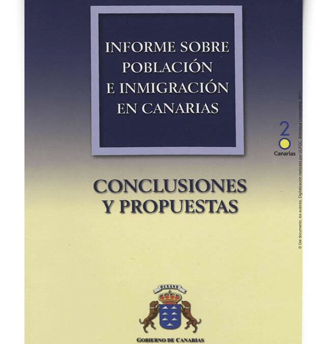 Informe sobre población e inmigración en Canarias