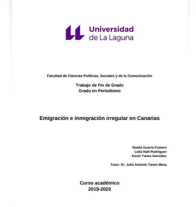 Emigración e inmigración irregular en Canarias