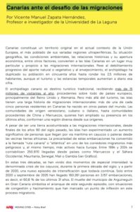 Canarias ante el desafío de las migraciones