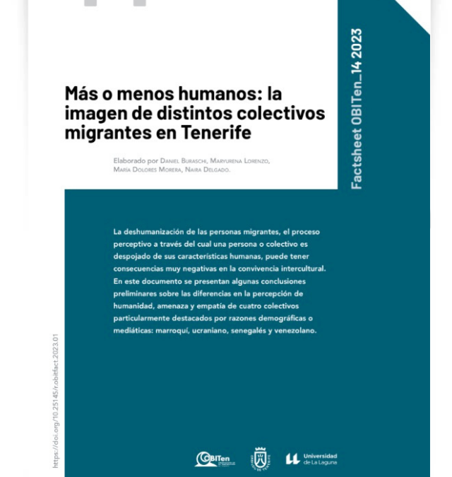 Más o menos humanos: la imagen de distintos colectivos migrantes en Tenerife