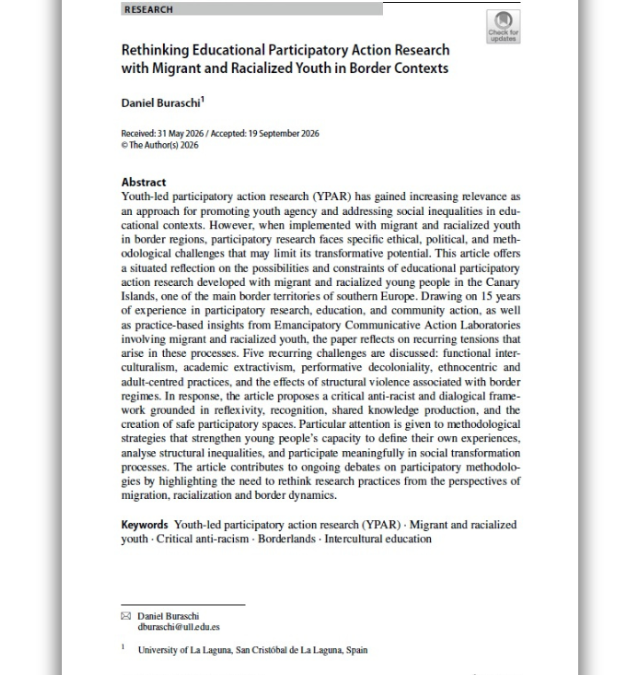 Rethinking Educational Participatory Action Research with Migrant and Racialized Youth in Border Contexts
